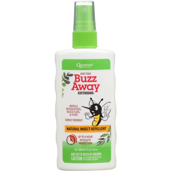 Quantum Health Buzz Away Extreme Natural Insect Repellent, 4 Oz