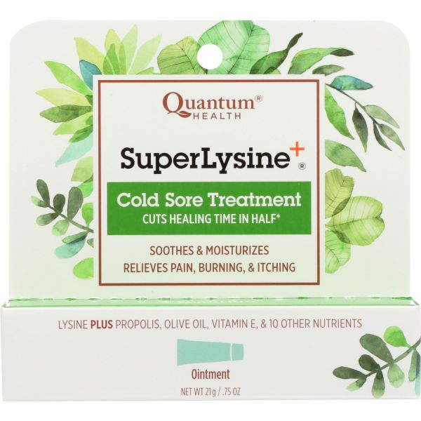 Quantum Health Super Lysine + Cold Sore Treatment, 0.75 Oz