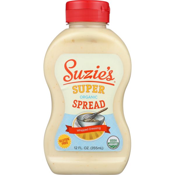 SUZIE'S: Super Organic Spread, 12 fo
