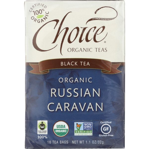 CHOICE TEA: Tea Russian Caravan Organic, 16 bg