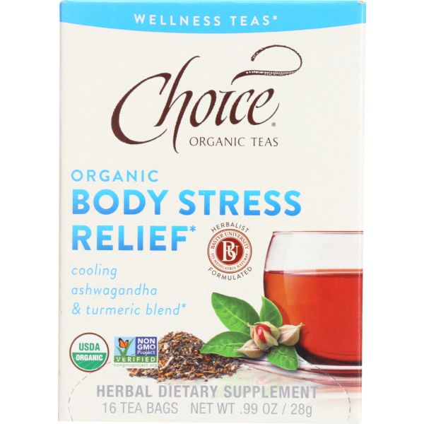 CHOICE TEA: Tea Wellness Stress Relief, 16 bg