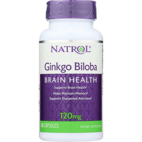 NATROL: Ginkgo Biloba 120 mg, 60 cp