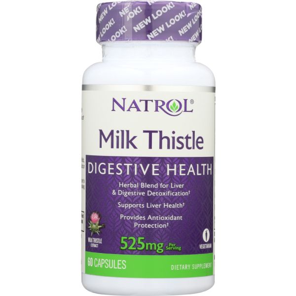 NATROL: Milk Thistle Advantage 525 mg, 60 veggie caps