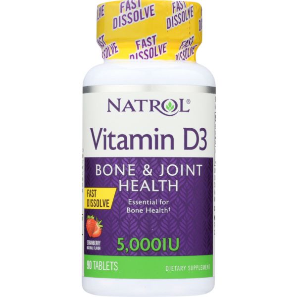 NATROL: Vitamin D3 5000 iu, 90 tb