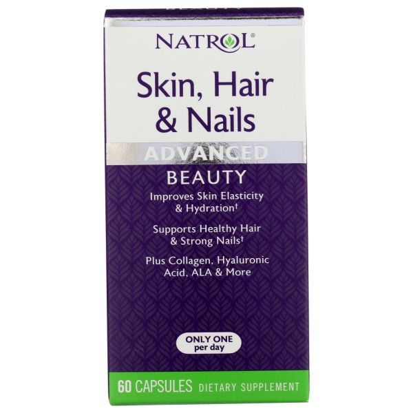 NATROL: Skin Hair and Nails Advanced Beauty, 60 tb