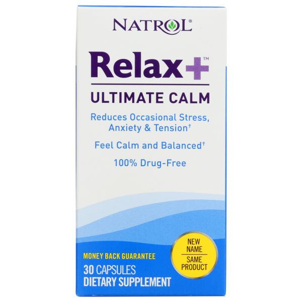 NATROL: RelaxPlus Ultimate Calm Mood and Stress, 30 cp