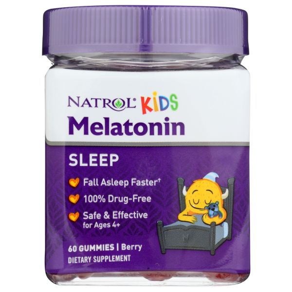 NATROL: Kids Melatonin Berry Gummies, 60 pc