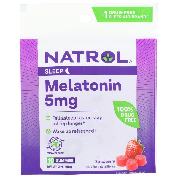 NATROL: Melatonin Gummy 5mg, 10 pc