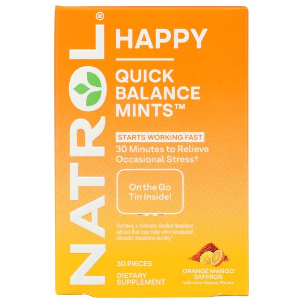 NATROL: Quick Balance Mint Happy, 30 ea