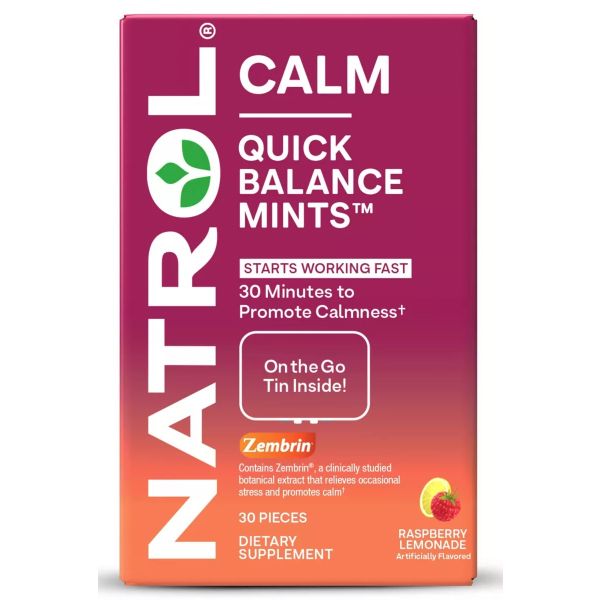 NATROL: Quick Balance Mint Calm, 30 ea