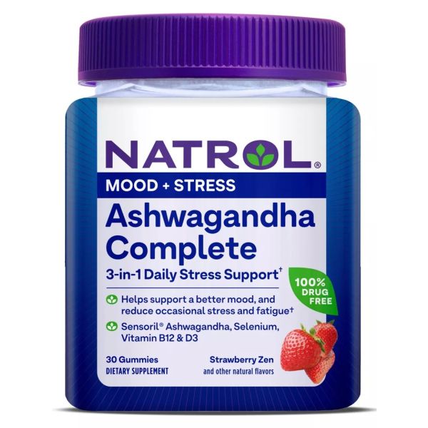 NATROL: Ashwagandha Complete Gummy, 30 pc