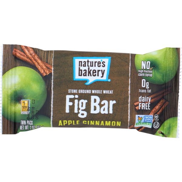 NATURE'S BAKERY: Whole Wheat Fig Bar Apple Cinnamon, 2 oz