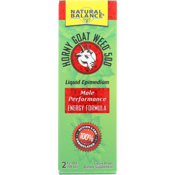 NATURAL BALANCE: Horny Goat Weed 500, 2 fo