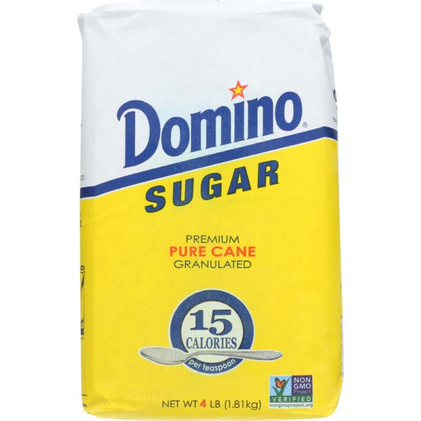 DOMINO: Sugar Granulated, 4 lb