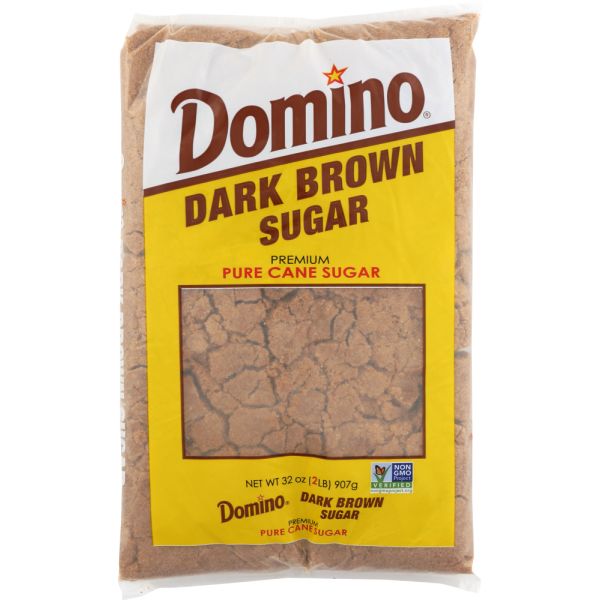 DOMINO: Sugar Dark Brown, 2 LB