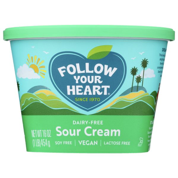 FOLLOW YOUR HEART: Sour Cream Vegan Gourmet, 16 oz