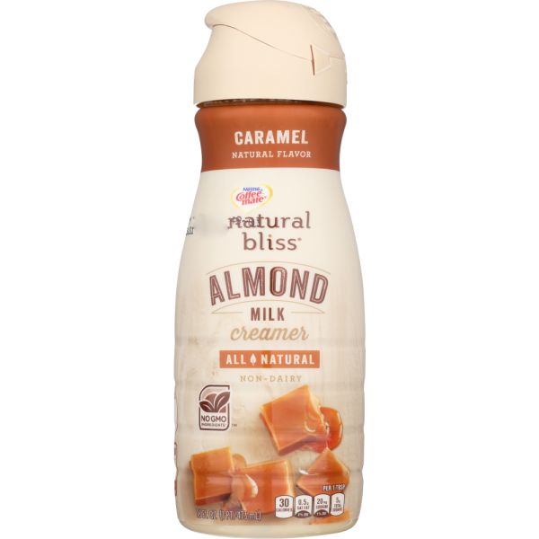 COFFEEMATE: Creamer Caramel Almond Milk, 16 oz