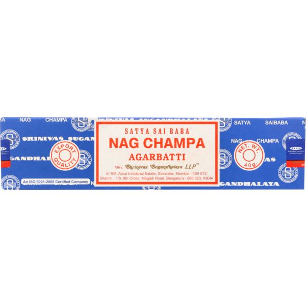 SAI BABA: Incense Nag Champa, 40 gm