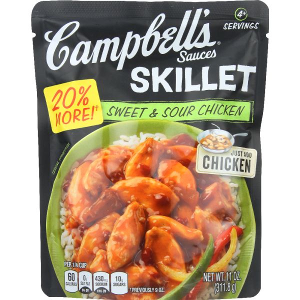 CAMPBELLS: Sweet and Sour Chicken Sauce, 11 oz
