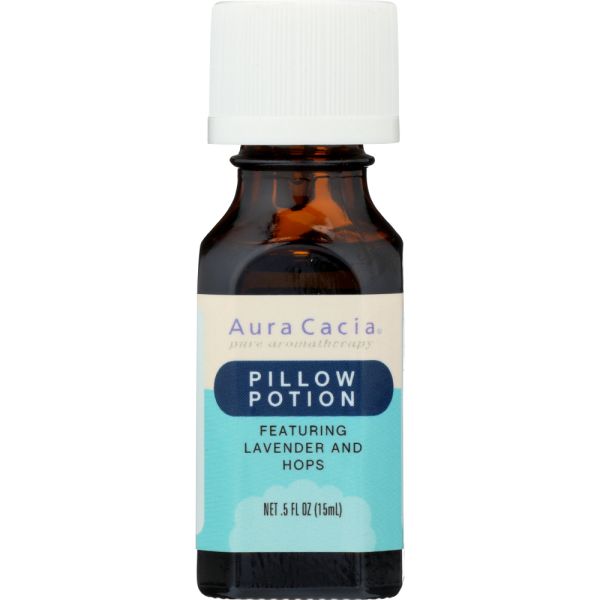 AURA CACIA: Essential Solutions Pillow Potion, 0.5 oz