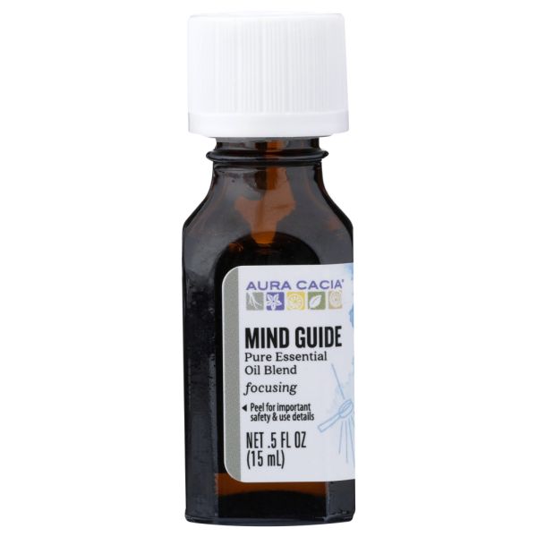 AURA CACIA: Mind Guide Essential Oil Blend, 0.5 oz