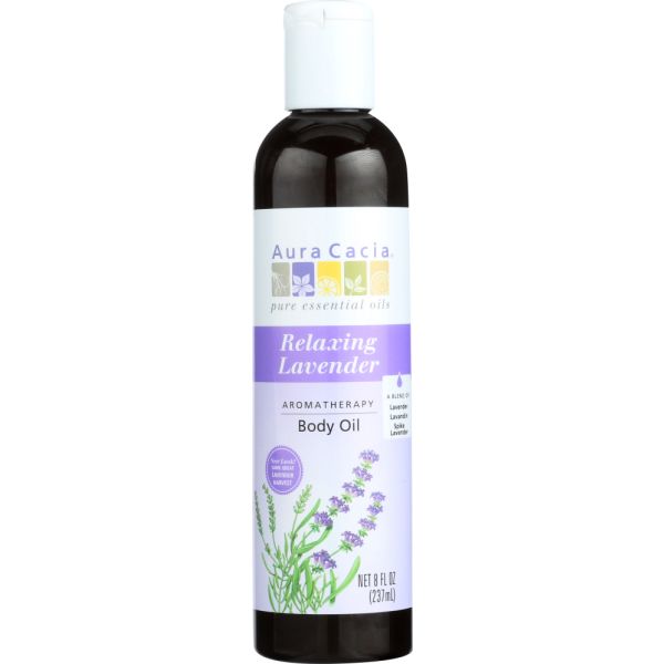 AURA CACIA: Body Oil Lavender Harvest, 8 oz