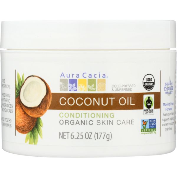 AURA CACIA: Oil Coconut Org, 6.25 oz