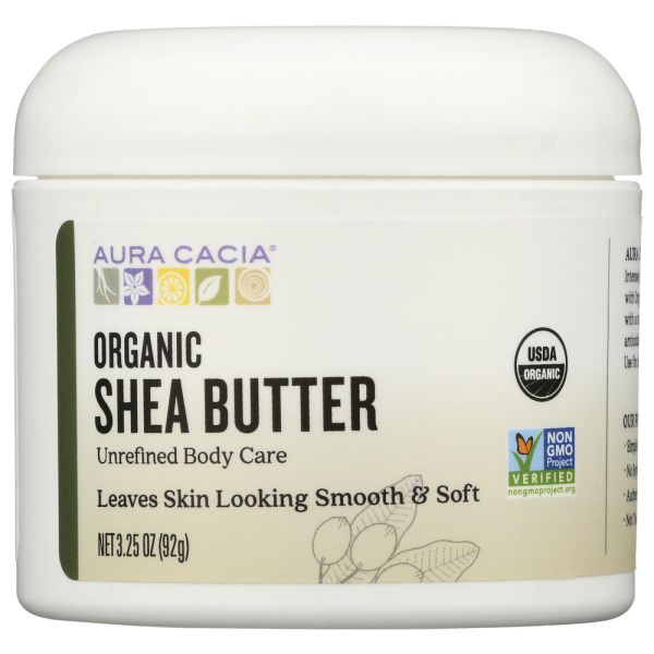 AURA CACIA: Shea Butter Unrefined Organic, 3.25 oz