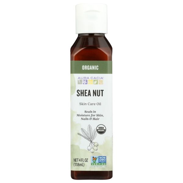 AURA CACIA: Organic Shea Nut Skin Care Oil, 4 fo