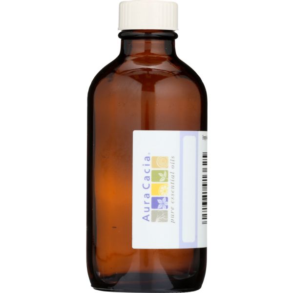 AURA CACIA: Amber Bottle with Writable Label, 4 oz