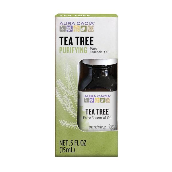 AURA CACIA: Tea Tree Purifying Essential Oil Boxed, 0.5 oz