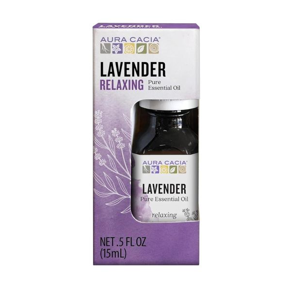 AURA CACIA: Lavender Soothing Essential Oil, 0.5 oz
