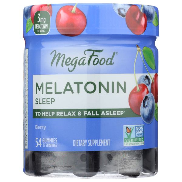 MEGAFOOD: Melatonin Berry Good Sleep Gummies, 54 pc