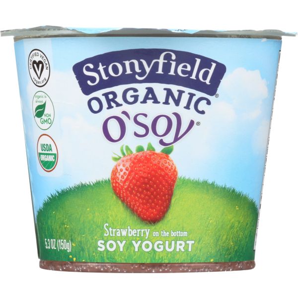 STONYFIELD: Organic Made from Soy Strawberry, 5.3 oz