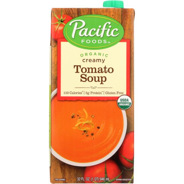 PACIFIC FOODS: Organic Creamy Tomato Soup, 32 oz