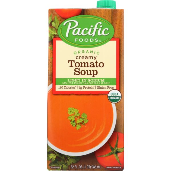 PACIFIC FOODS: Organic Creamy Tomato Soup, 32 oz