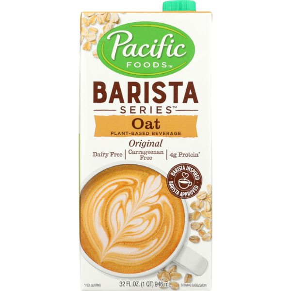 PACIFIC FOODS: Barista Series Oat Milk Original, 32 fo