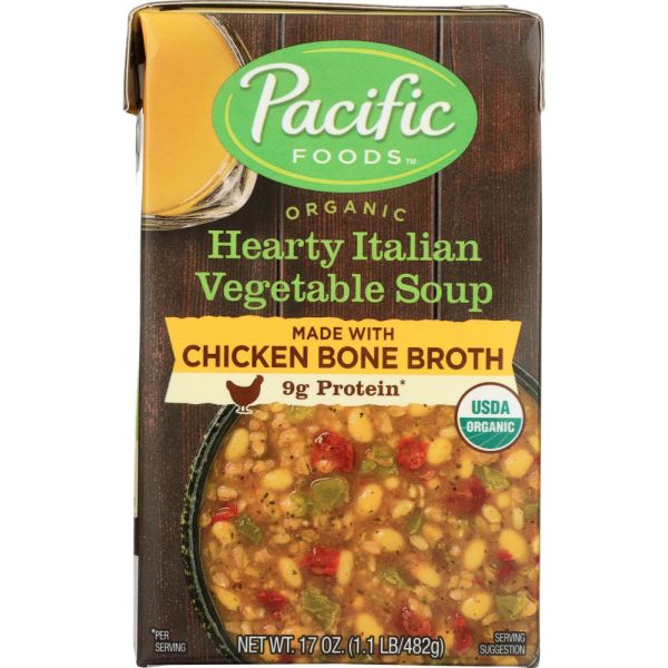 PACIFIC FOODS: Organic Hearty Italian Vegetable Soup, 17 oz