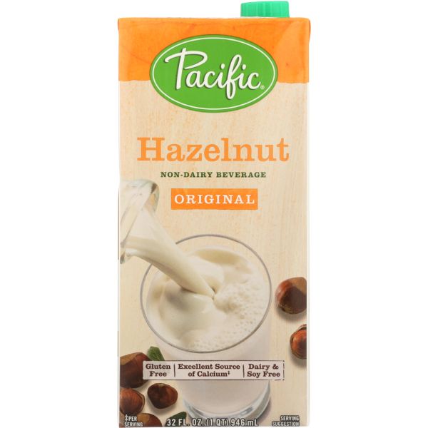 PACIFIC FOODS: Hazelnut Non-Dairy Beverage Original, 32 oz