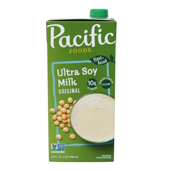 PACIFIC FOODS: Beverages Ultra Soy Original, 32 oz