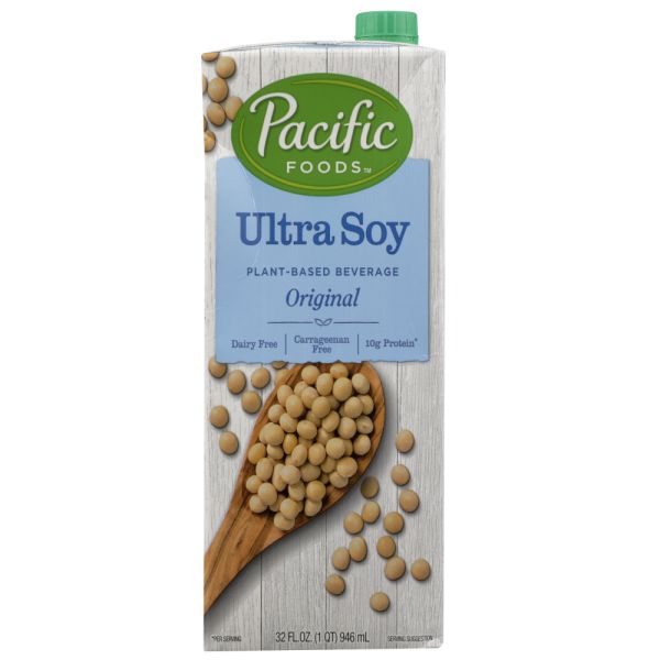 PACIFIC FOODS: Beverages Ultra Soy Original, 32 oz