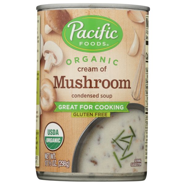 PACIFIC FOODS: Organic Cream Of Mushroom Condensed Soup, 10.5 oz