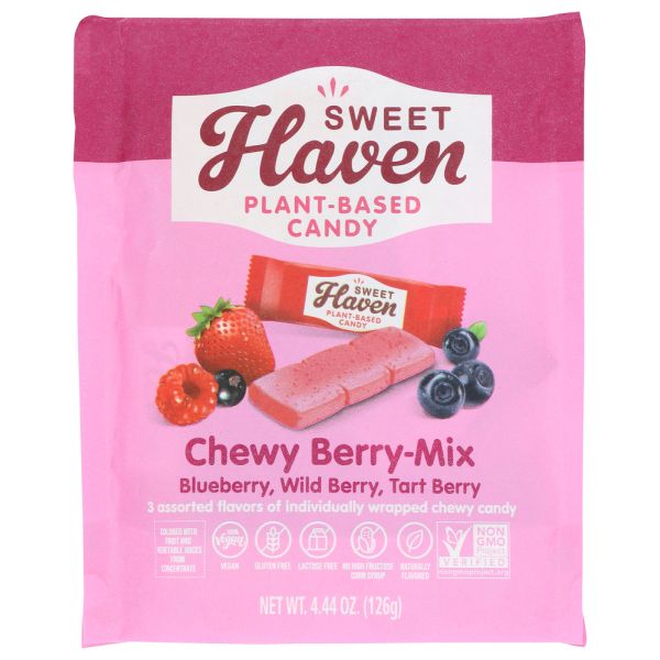 SWEET HAVEN: Candy Chewy Berry Pouch, 4.4 oz