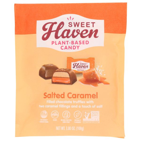 SWEET HAVEN: Choc Caramel Pouch, 3.8 oz