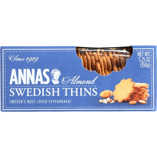 ANNAS: Thin Almond Cookies, 5.25 oz