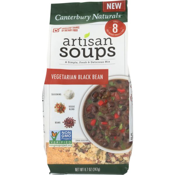 CANTERBURY NATURALS: Vegetarian Black Bean Soup, 8.7 oz