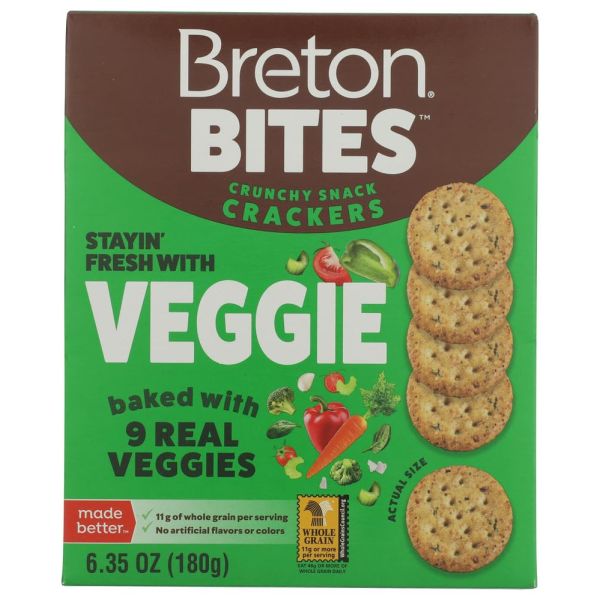 DARE: Brenton Bites Veggie Crackers, 6.35 oz