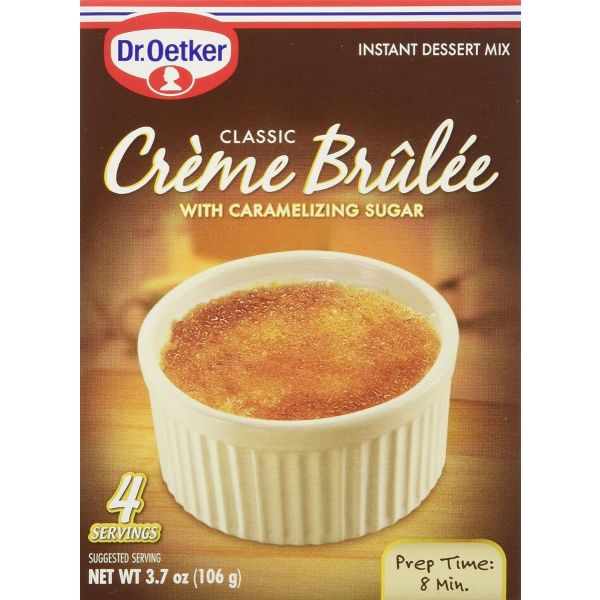 DR OETKER: Creme Brulee Mix, 3.7 oz