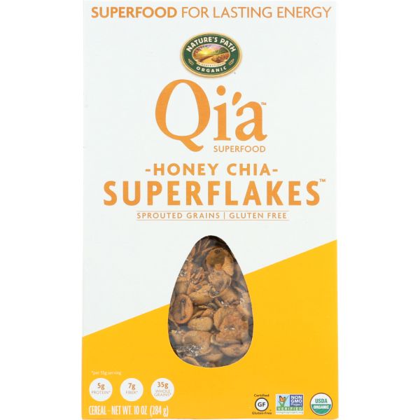 QIA: Honey Chia Superflakes Cereal, 10 oz