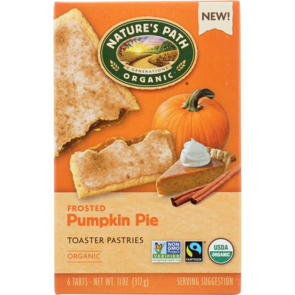 NATURES PATH: Toaster Pastry Frosted Pumpkin Pie, 11 oz